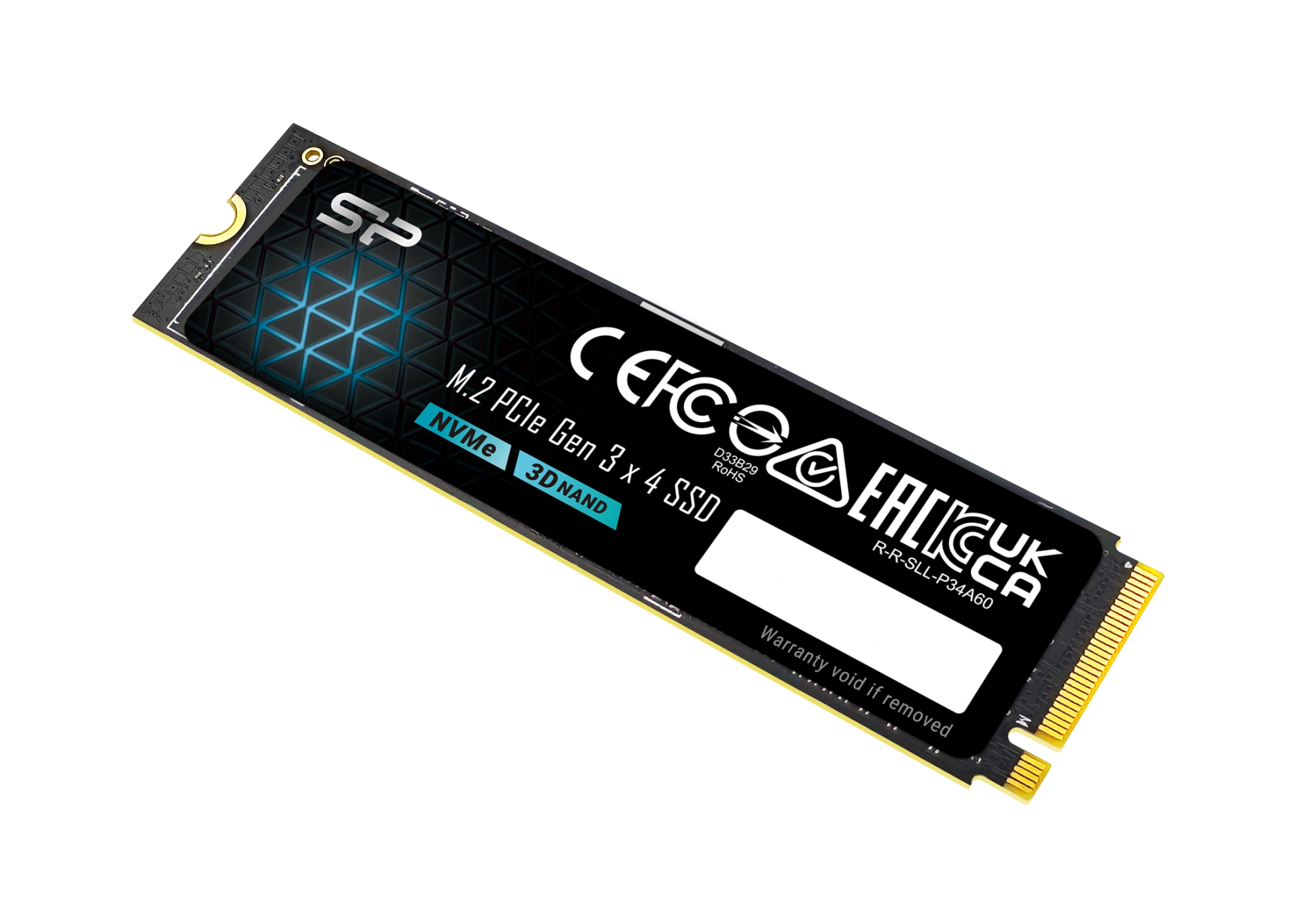 SSD M2 NVMe SILICON POWER P34A60 512GB 2.2GB par Sec
